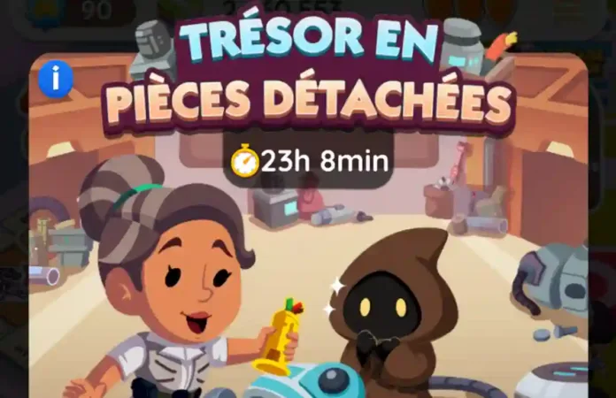 Événement Tresor En Pieces Detachees Monopoly Go (Recompenses)